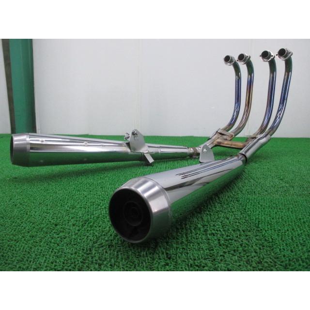 ゼファー750 マフラー K477/M043 カワサキ 純正 中古 バイク 部品 ZR750C K477 M043 綺麗な焼き色 まるでチタン フルエキ 車検 Genuine 28