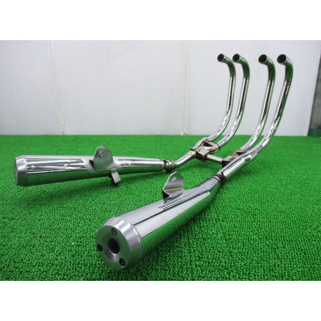 ゼファー750 マフラー K273/M031 カワサキ 純正 中古 バイク 部品 ZR750C K273 M031 そのまま使える 修復素材に ノーマル戻しに 83 カワサキ（Kawasaki） ゼファー750 マフラー K273/M031 純正 中古
