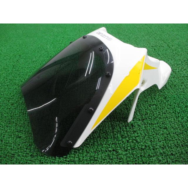 GSX400インパルス ビキニカウル 白/黄色 社外 中古 バイク 部品 GK79A
