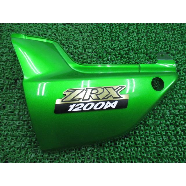 カワサキ ZRX1200ダエグ サイドカバー 左 緑M 36001-1597 純正