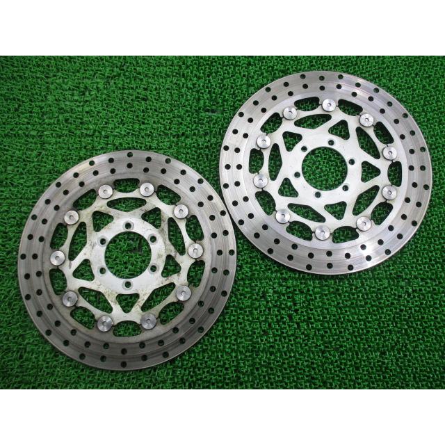 TZR250 フロントブレーキディスク 左右 ヤマハ 純正 中古 バイク 部品 