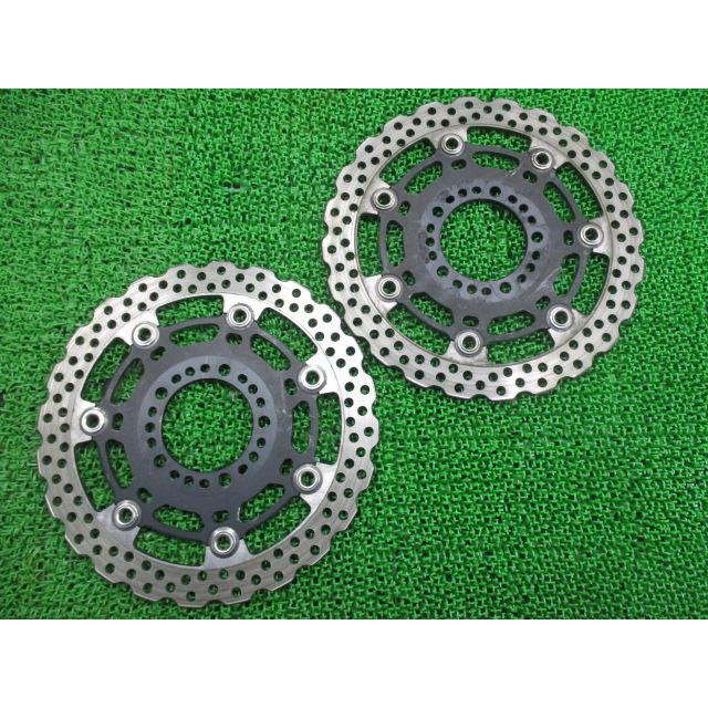 NINJA400R フロントブレーキディスク カワサキ 純正 中古 バイク 部品 ER400B ER-4n ER-6n Ninja400R ER-6f ER-6f 車検 Genuine Vy カワサキ（Kawasaki） NINJA400R フロントブレーキディスク 純正 中古