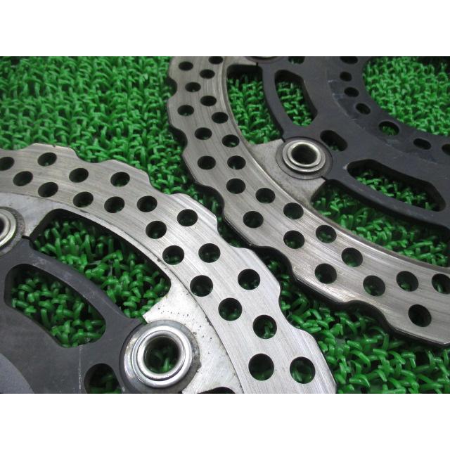 NINJA400R フロントブレーキディスク 左右 カワサキ 純正 中古 バイク 部品 ER400B ER-4n ER-6n Ninja400R ER-6f ER-6f dV カワサキ（Kawasaki） NINJA400R フロントブレーキディスク 純正 中古