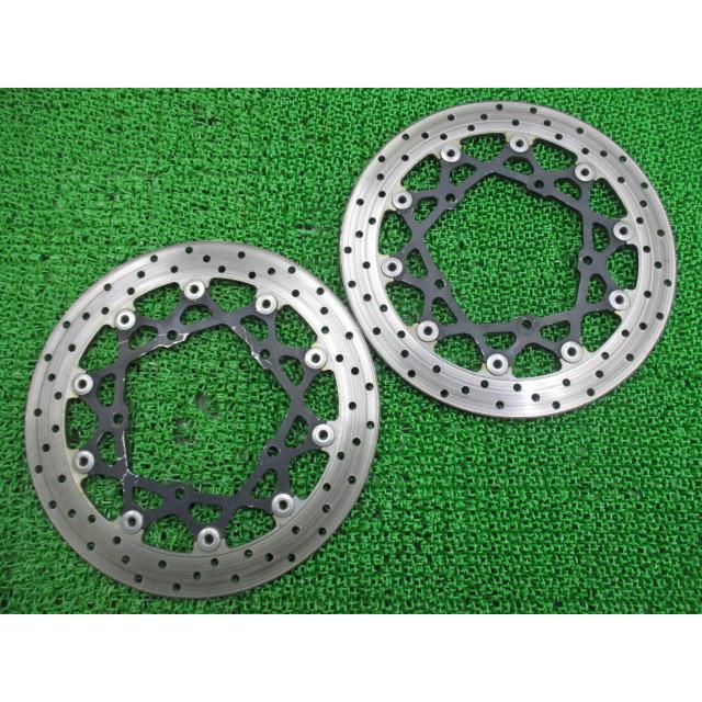 FZ-1フェザー フロントブレーキディスク ヤマハ 純正 中古 バイク 部品 RN21J XVS1300ストライカー 曲がり無し そのまま使える FZ-1 FZ-1S 18 ヤマハ発動機 FZ-1フェザー フロントブレーキディスク ヤマハ 純正