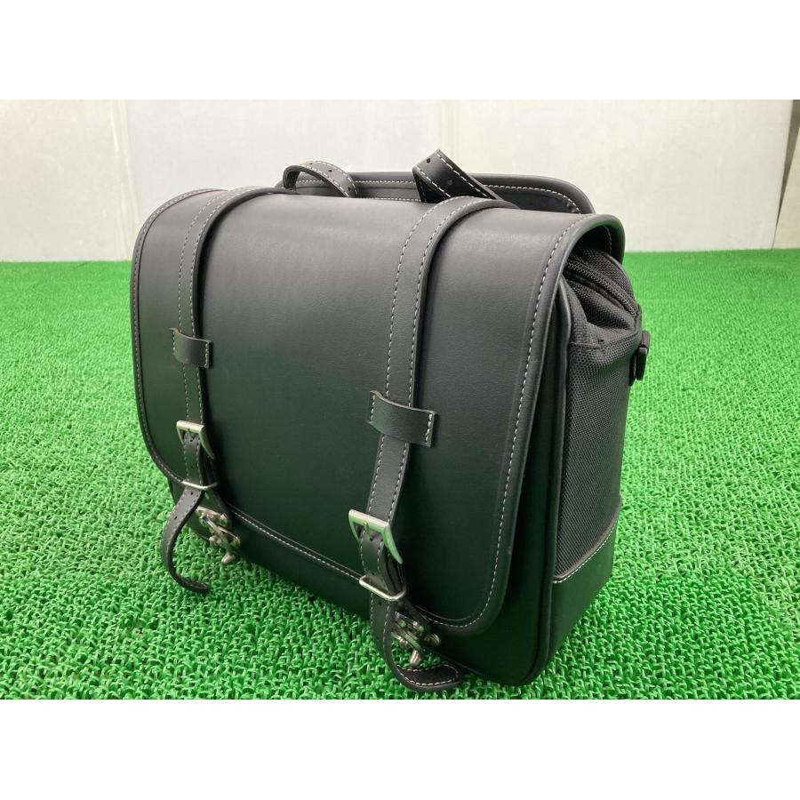 ヘンリービギンズ製 サイドバッグ 社外 中古 バイク 部品 美品 サドル