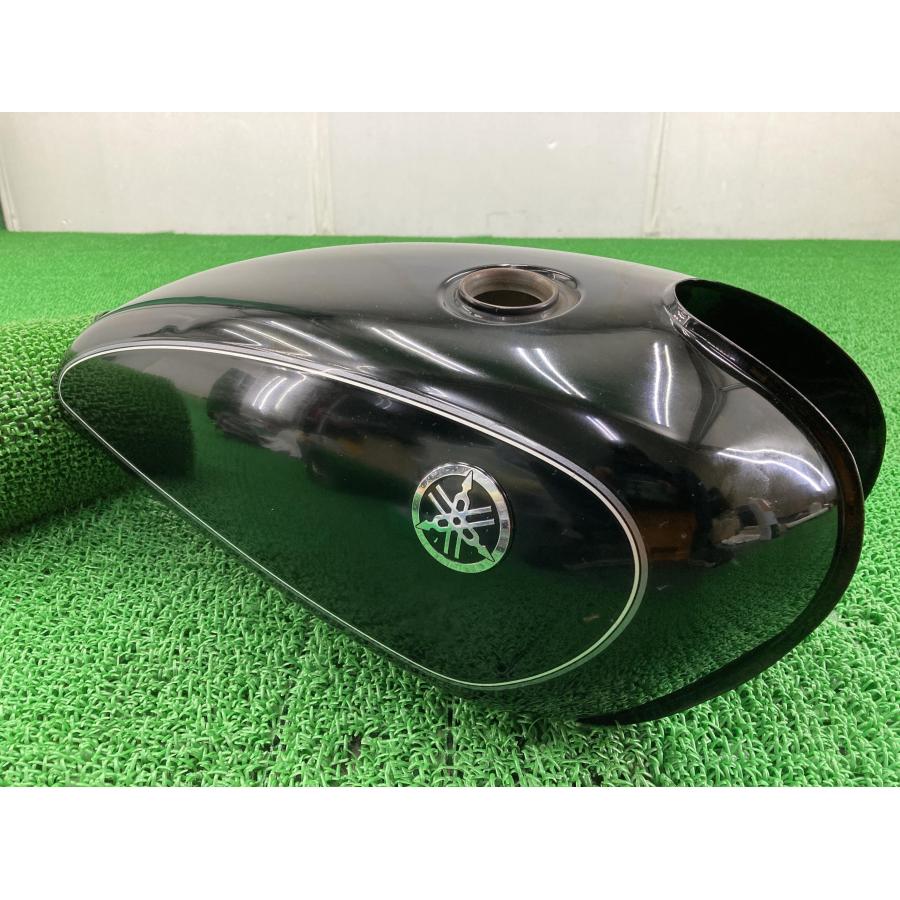 SR400 タンク 黒 ヤマハ 純正 中古 バイク 部品 RH01J コケキズなし 錆 