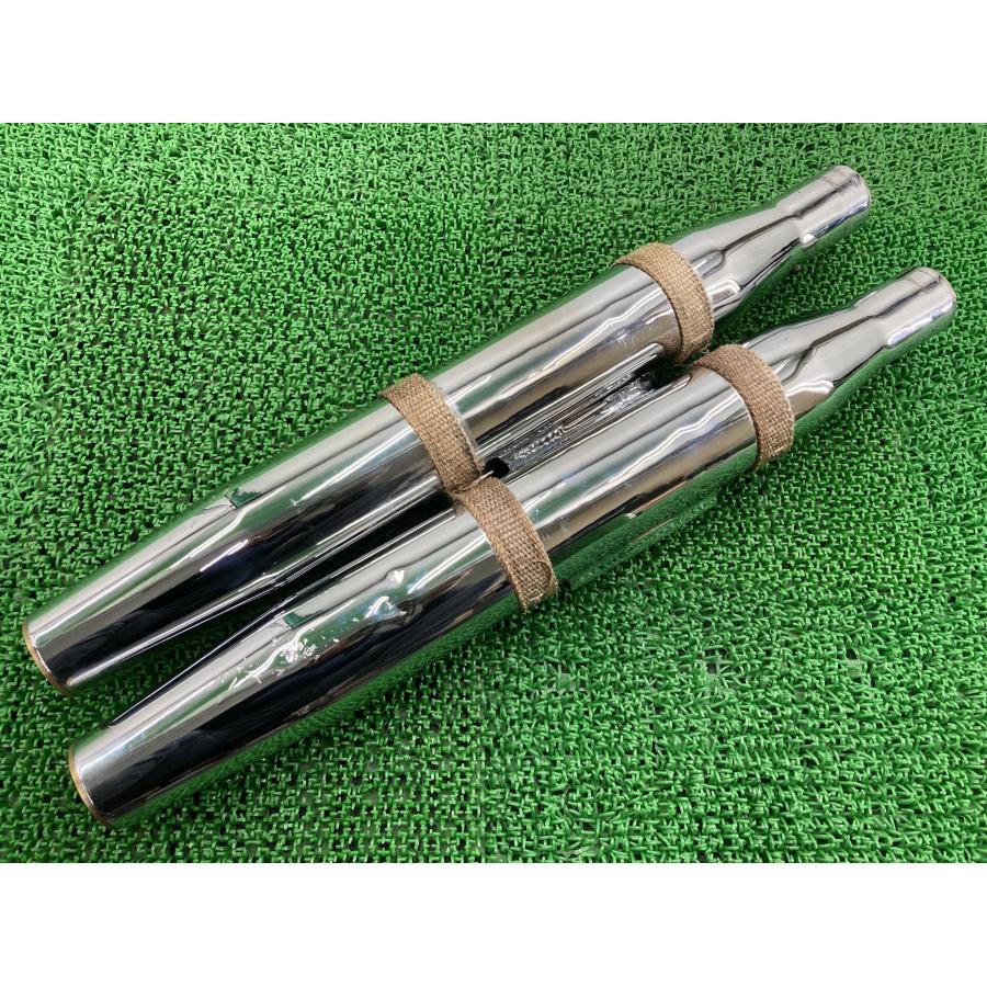 モーターステージ製FXDWG1580 サイレンサーマフラー 社外 中古 5HD1GP4E1BC300*** スポーツスターにも カスタム素材に そのまま使える 24 モーターステージ製FXDWG1580 サイレンサーマフラー 社外 中古
