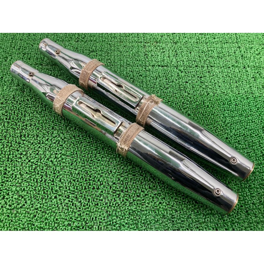 モーターステージ製FXDWG1580 サイレンサーマフラー 社外 中古 5HD1GP4E1BC300*** スポーツスターにも カスタム素材に そのまま使える 24 モーターステージ製FXDWG1580 サイレンサーマフラー 社外 中古