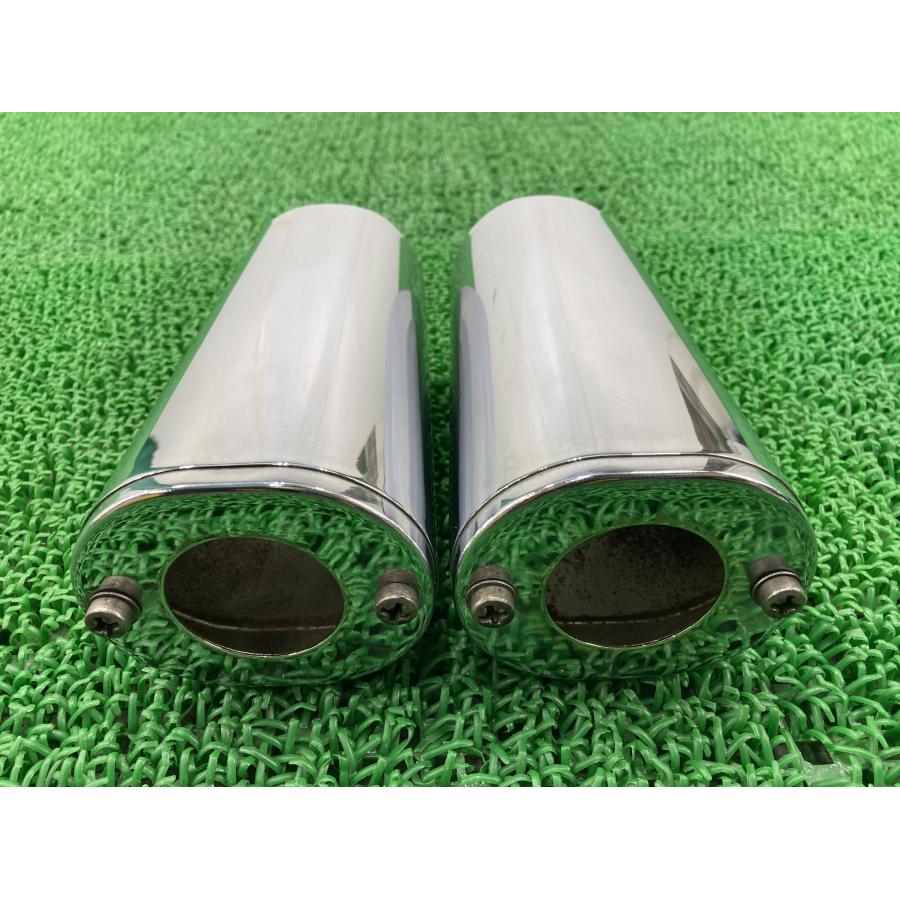 FLH80 フロントフォークカバー 左右 社外 中古 バイク 部品 3H5060