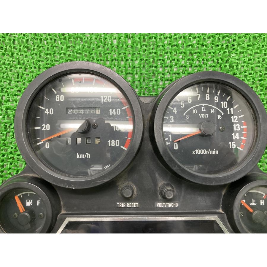 カワサキ GPZ400R メーター 1297 純正 中古 バイク 部品 ZX400D カワサキ GPZ400R メーター 1297 純正 中古 バイク 部品 ZX400D