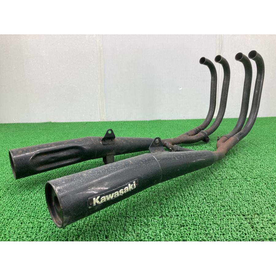 カワサキ 純正 バイク 部品 GPZ400F マフラー 純正 K074 ZX400A 穴あき