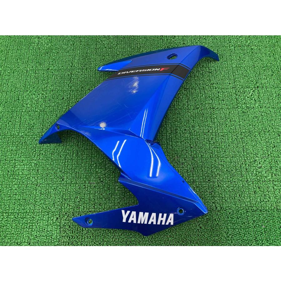 XJ6ディバージョンF サイドカウル 右 青M 36P ヤマハ 純正 中古 バイク 部品 割れ欠け無し 修復素材やペイント素材に Sg YAMAHA（ヤマハ） XJ6ディバージョンF サイドカウル 右 青M 36P 純正