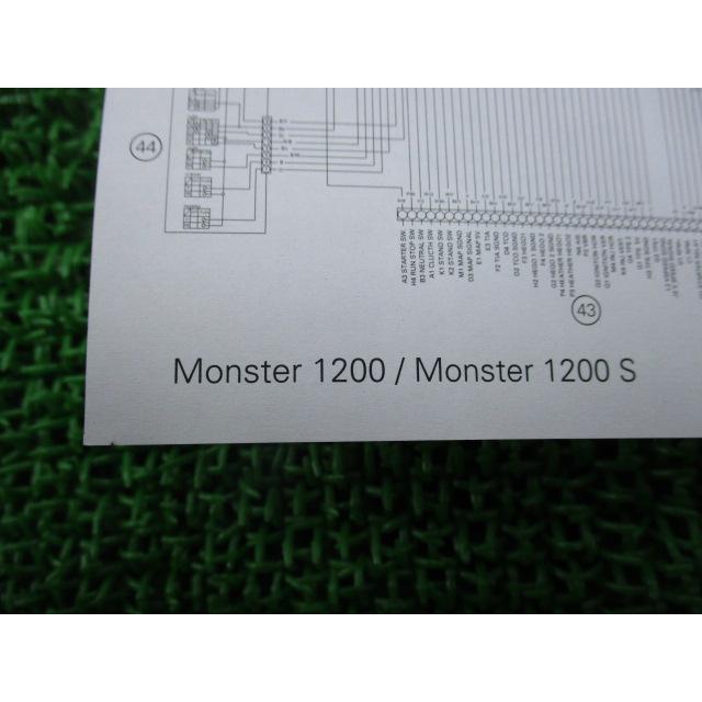 モンスター1200 モンスター1200S 取扱説明書 2版 ドゥカティ 正規 中古