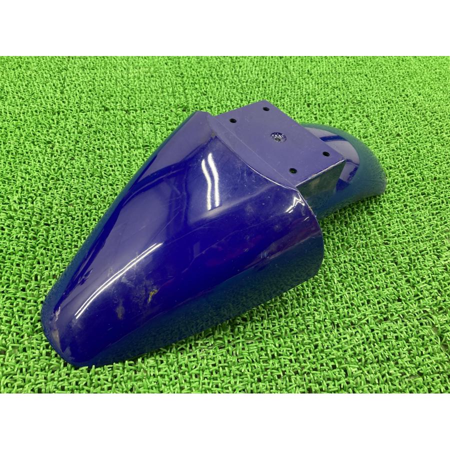 GSX-R400 フロントフェンダー 青 53111-32C0 スズキ 純正 中古 バイク 部品 GK73A ノーマル戻しやペイント素材に 車検 Genuine 2 スズキ（SUZUKI） GSX-R400 フロントフェンダー 青 53111-32C0 純正