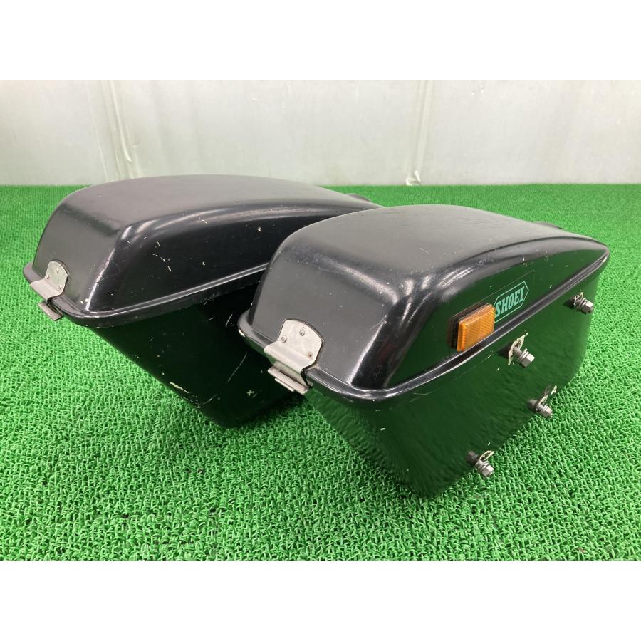 当時物　ＳＨＯＥＩ製　汎用カウル　パニア ケース 　Ｚ１Ｚ２ 　ヤッコ　ＣＢ SHOEI パニアケース 左右 黒 社外 中古 バイク 部品 激レア当時物