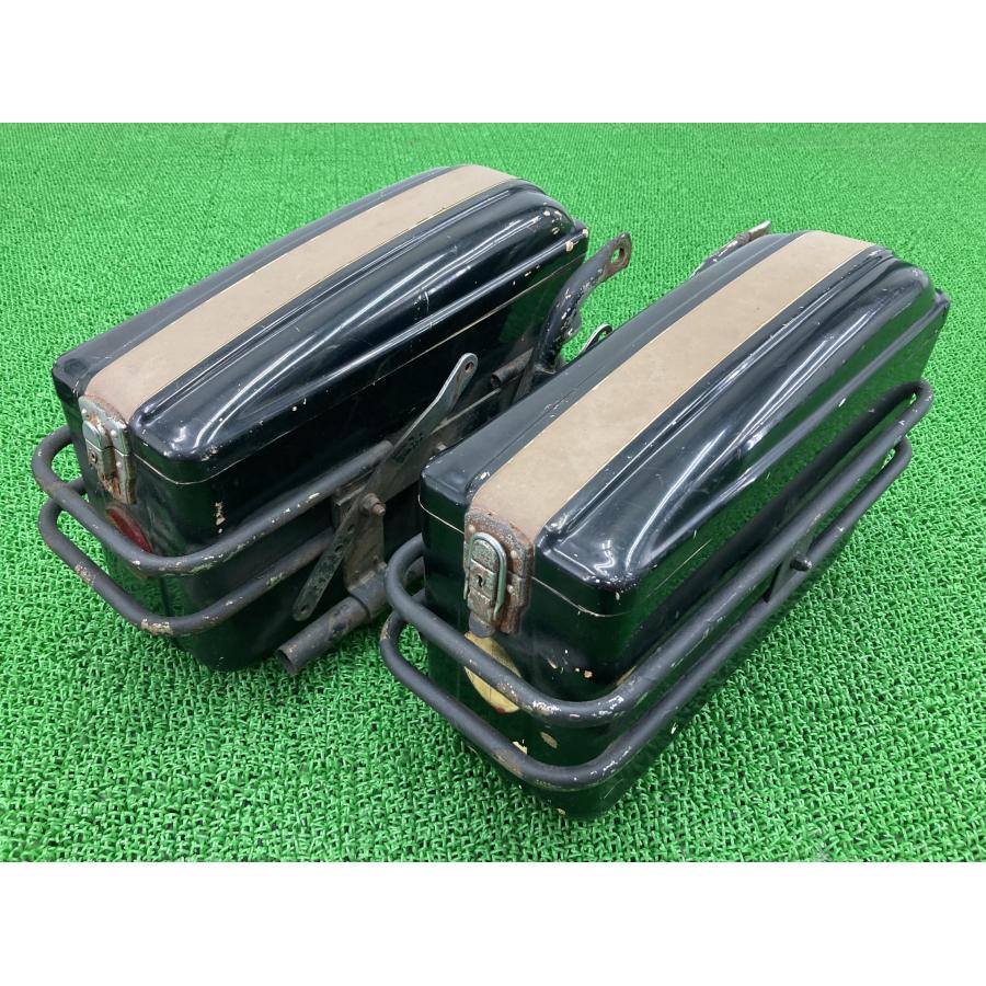 旭風防 パニアケース 左右 黒 社外 中古 バイク 部品 旭風防 パニアケース 左右 黒 社外 中古 バイク 部品