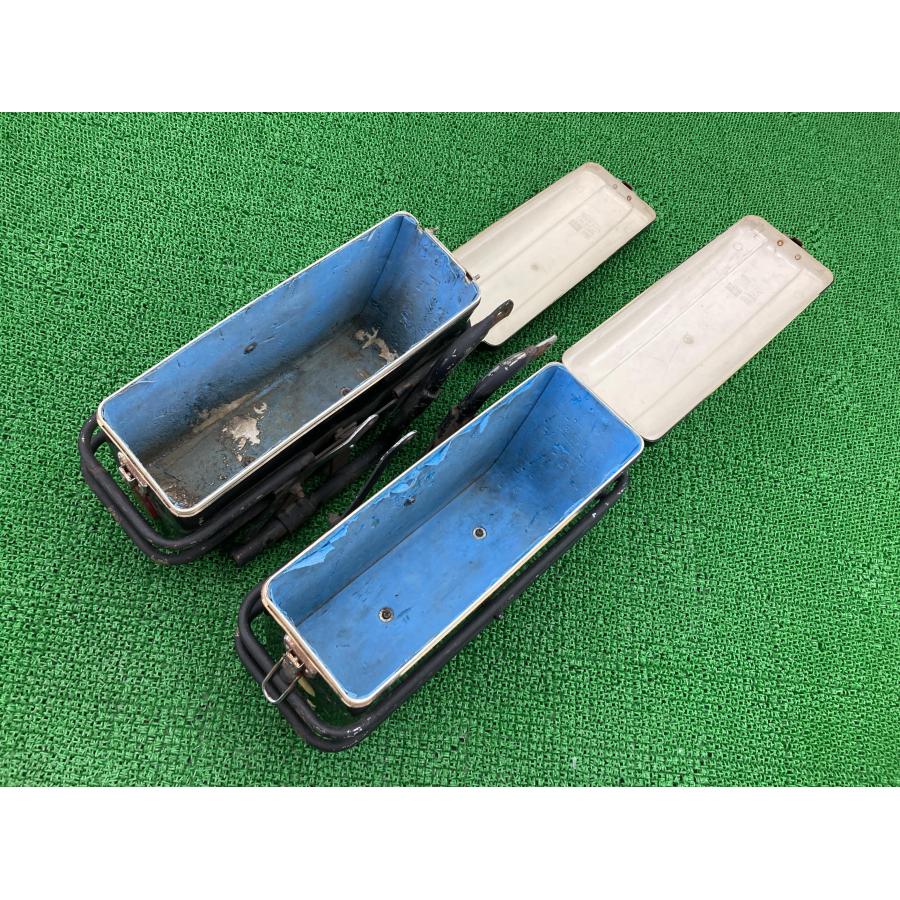 旭風防 パニアケース 左右 黒 社外 中古 バイク 部品 チャンピオン 