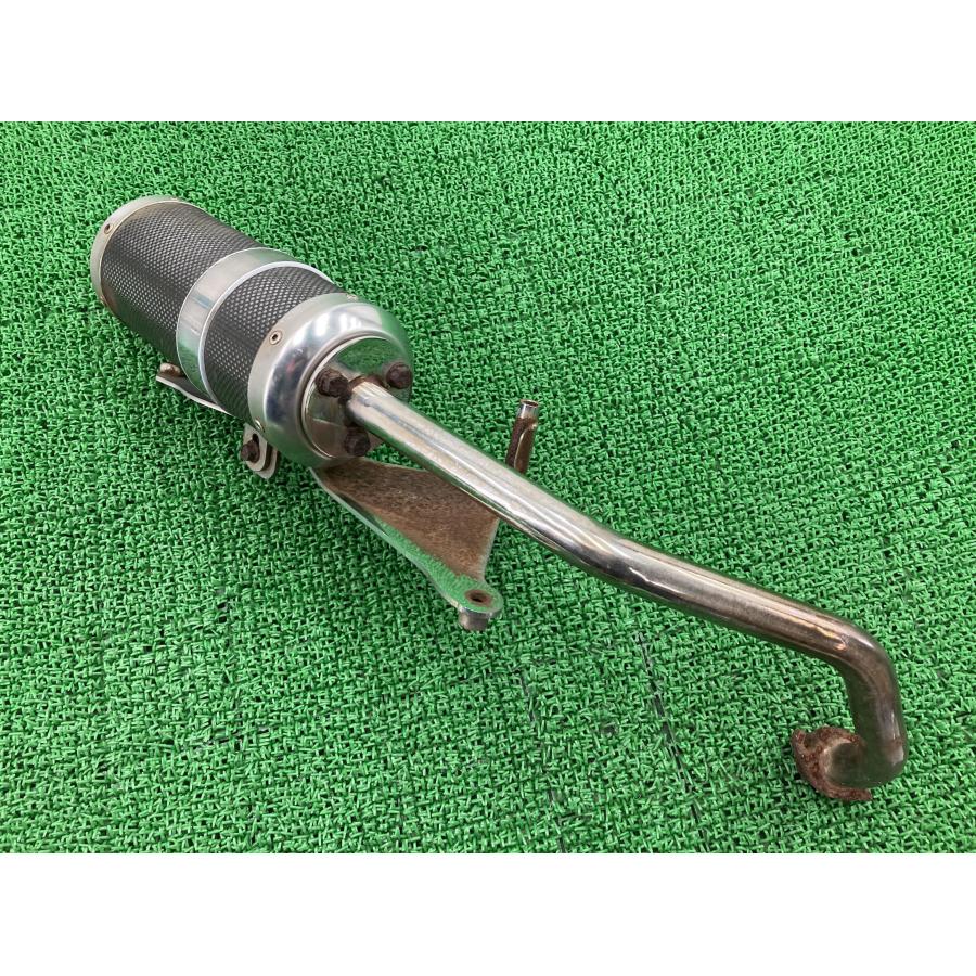 ジョグ マフラー 社外 中古 バイク 部品 JOG カーボン カスタム素材に