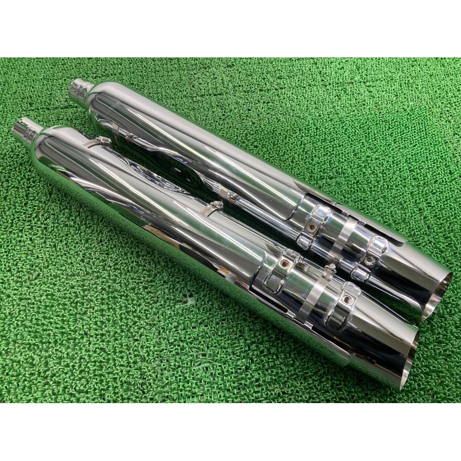 FLHTCU サイレンサーマフラー 左右 65748-09/65949-09 ハーレー 純正 中古 美品 65748-09 65949-09 09～16式ツーリング FLHTCU FLHTK 38 FLHTCU サイレンサーマフラー 左右 65748-09/65949-09 ハーレー 純正