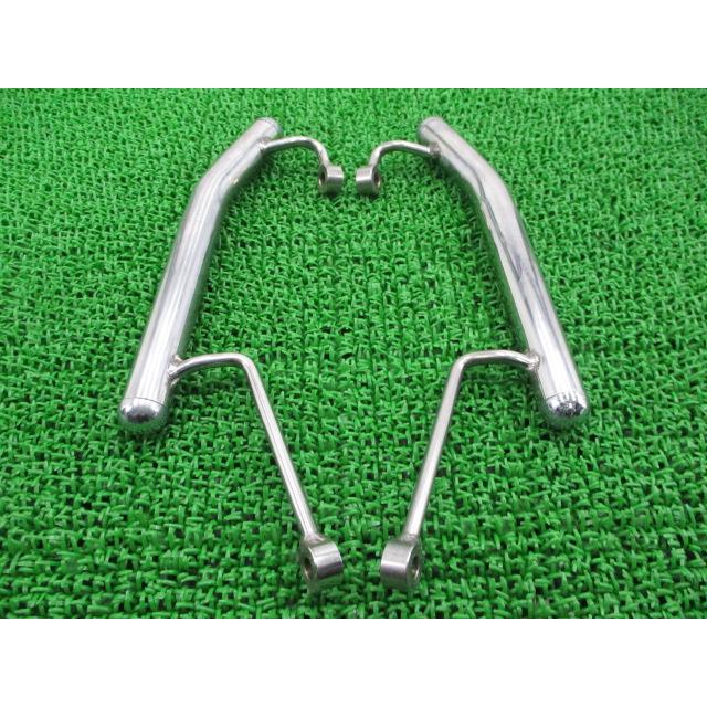 キタコ製シグナスX125 グラブバー SE44J 社外 中古 バイク 部品 曲がり