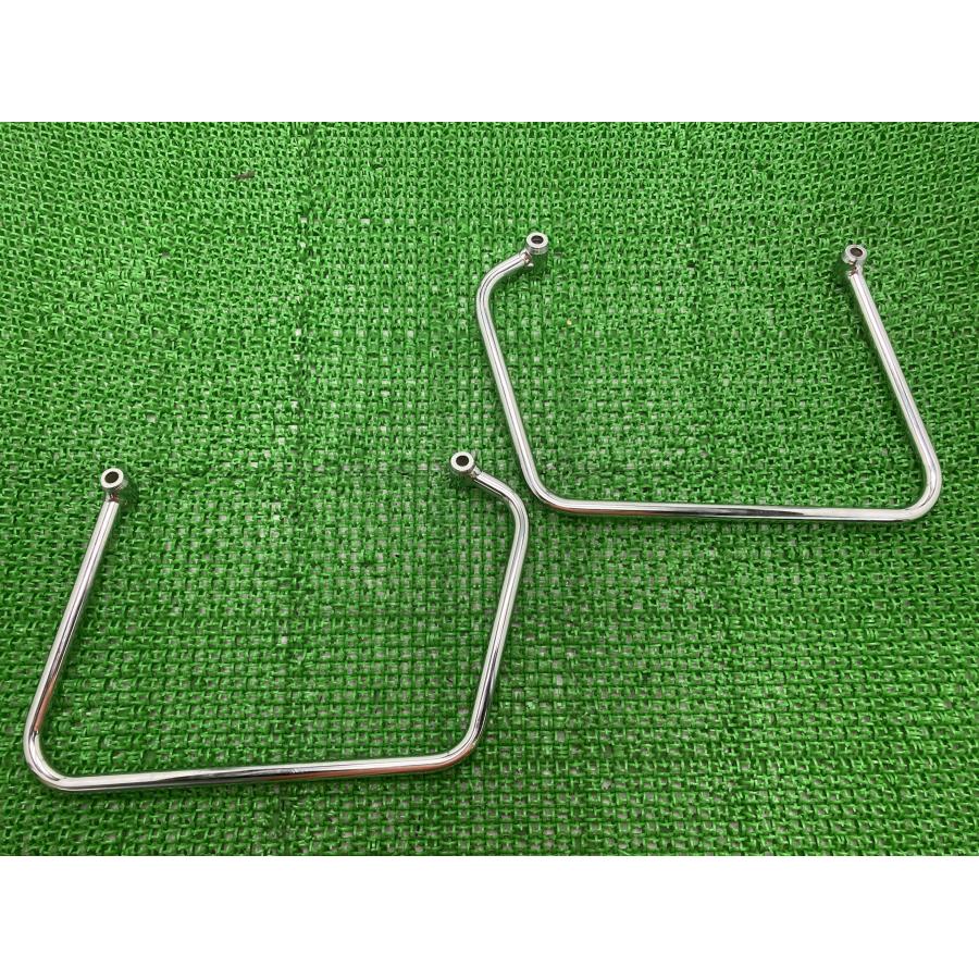 ドラッグスター1100クラシック サイドバッグステー 左右 社外 中古