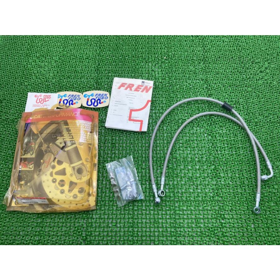 SS600 ブレーキホース 前後 96804294C ドゥカティ 純正 新品 バイク 部品 未使用品 FRENTUBO 長期保管品 修復素材に tB DUCATI（ドゥカティ） SS600 ブレーキホース 前後 96804294C 純正 新品