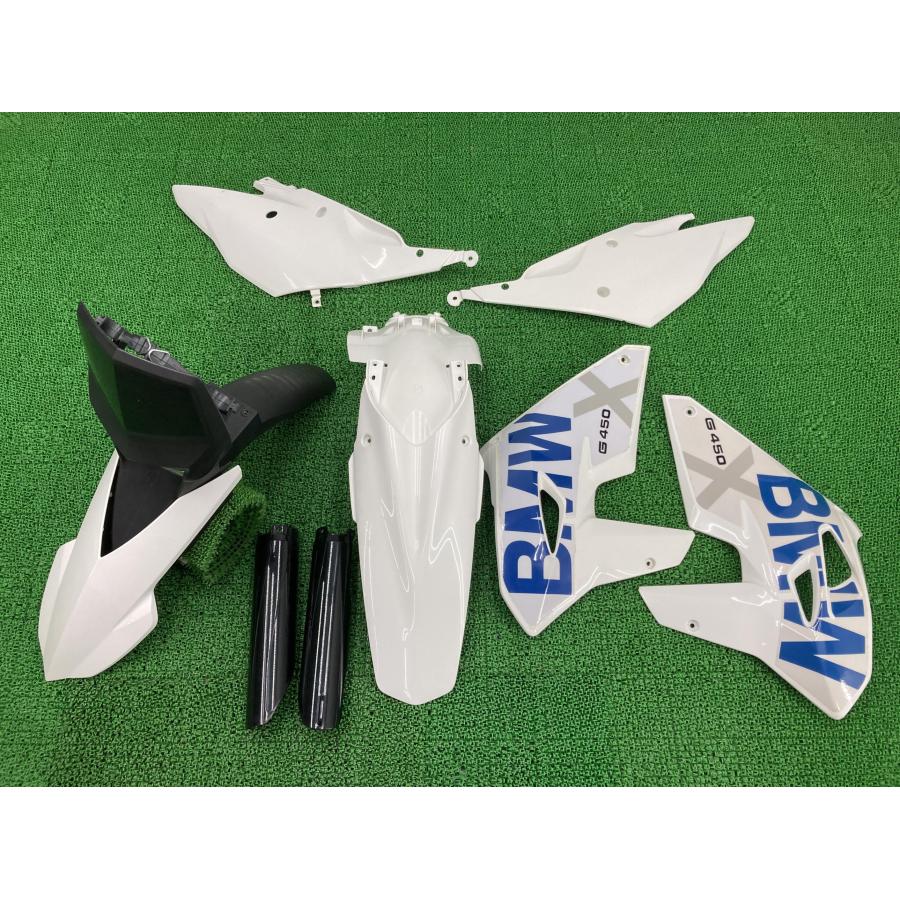 G450X 外装セット 白  純正 前後フェンダー 左右サイドカバー ダミータンクカバー フォークカバー ヘッドライト 【中古】 73 G450X 外装セット 白 BMW 純正 中古 前後フェンダー 左右サイドカバー