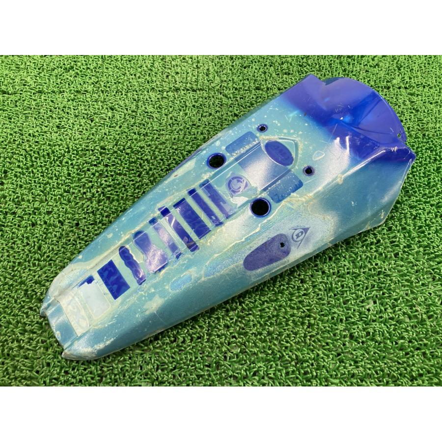 カワサキ Dトラッカー KLX250 リアフェンダー 青 35022-0014 純正 中古