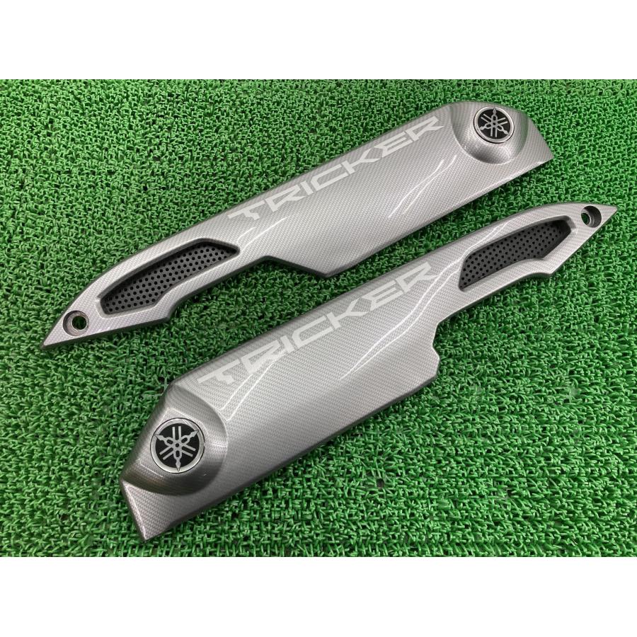 トリッカー サイドカバー 左右 銀 5XT ヤマハ 純正 中古 バイク 部品 