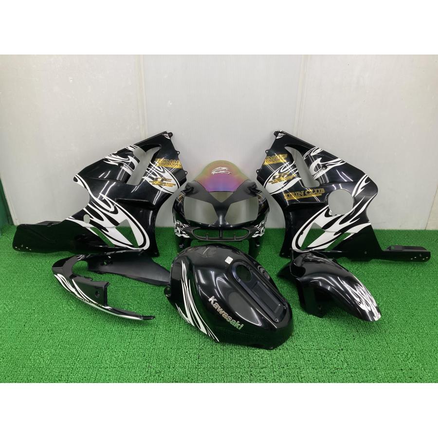 カワサキ ZX-12R 外装セット 黒 純正 中古 バイク 部品 B型後期 カワサキ ZX-12R 外装セット 黒 純正 中古 バイク 部品 B型後期