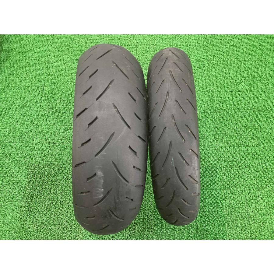 ダンロップ製Z900RS タイヤ 前後 社外 中古 バイク 部品 スポーツ