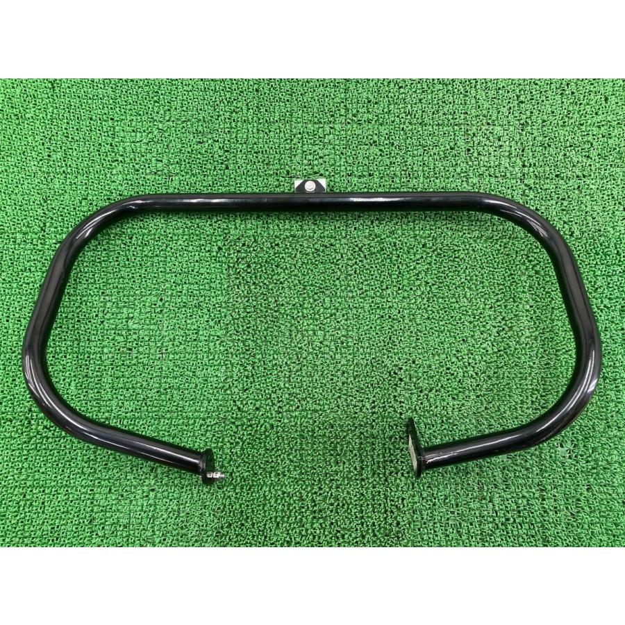 ソフテイル エンジンガード 黒 社外 中古 バイク 部品 86-99年モデル 