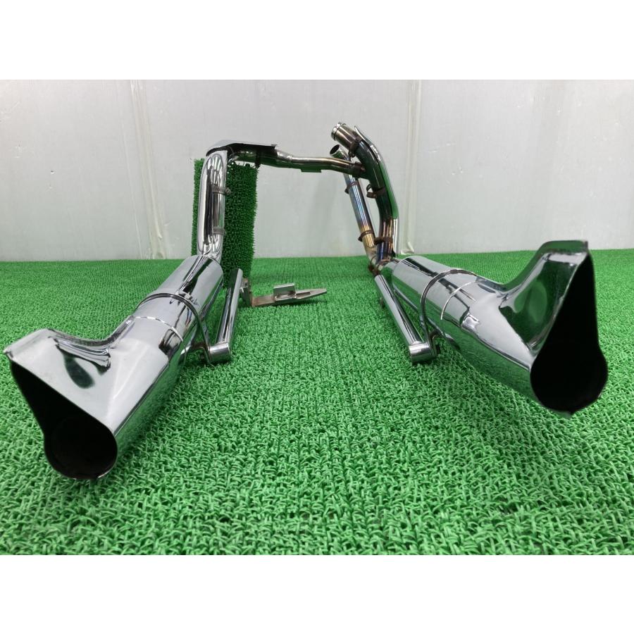 CCI製FLSTC マフラー 社外 中古 バイク 部品 クロスオーバーパイプ 2in2左右出し 廃盤 EVO エボ FLSTS wG