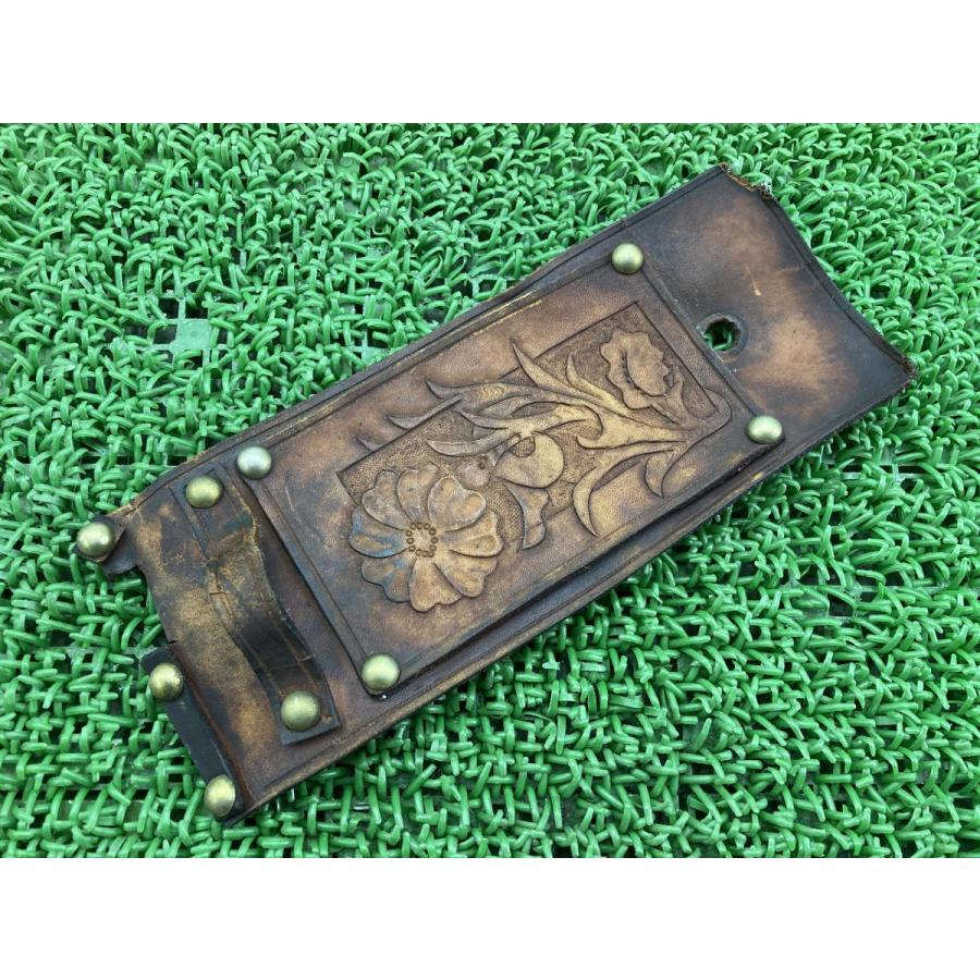 flsts ソフテイル メーター　タンク　カバー 黒 flstc 本革　パネル ソフテイル タンクカバー 社外 中古 バイク 部品 本革 ツーリング
