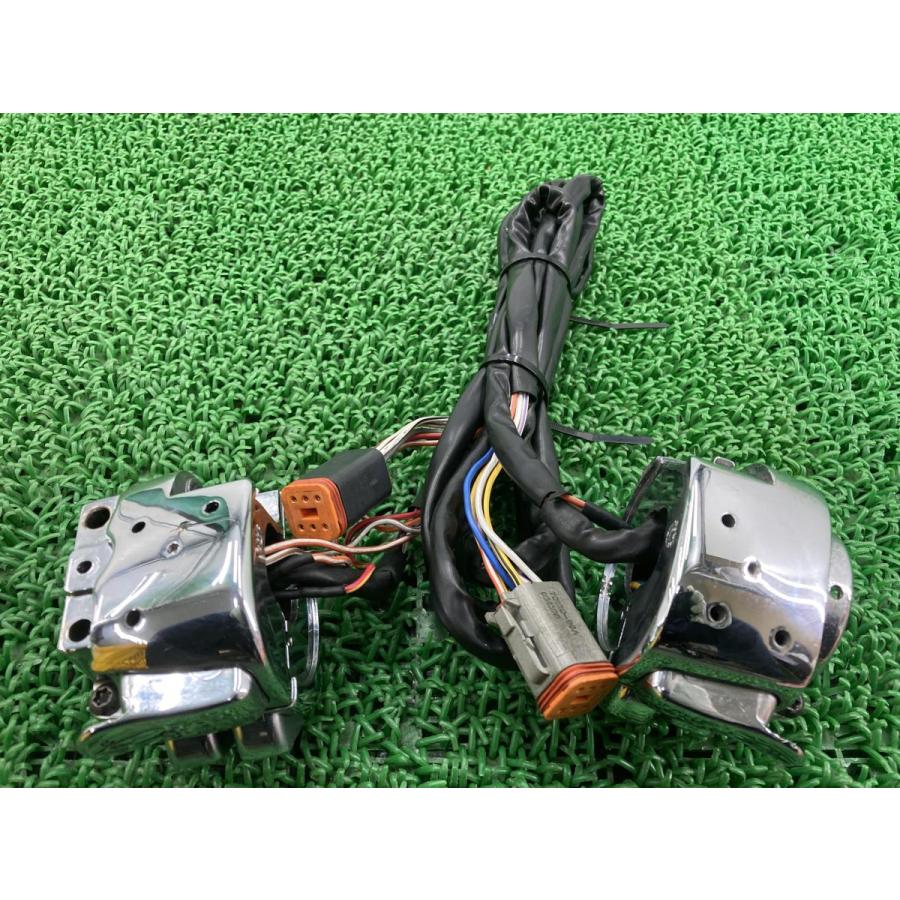 ハンドルスイッチ 左右 クローム 70120-96A/70121-96A ハーレー 純正