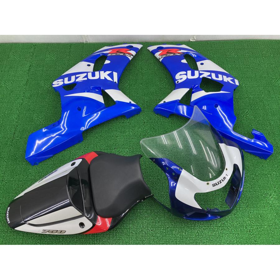 スズキ GSX-R750 カウルセット 青/白 94411-35F0/94481-35F スズキ GSX-R750 カウルセット 青/白 94411-35F0/94481-35F