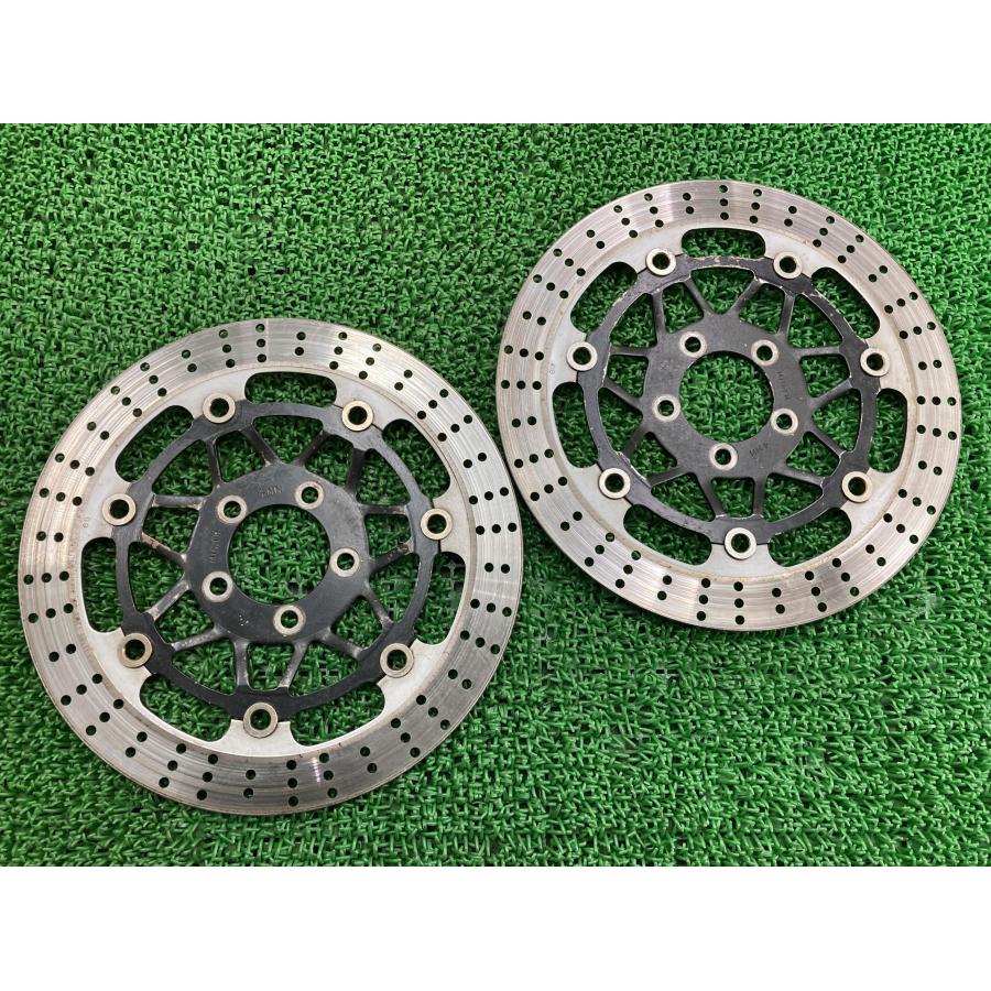 ひ*ー様 OH済】ゼファー400 前後キャリパー フロントディスク5点セット カワサキ（Kawasaki） ゼファー400 フロントブレーキディスク 純正