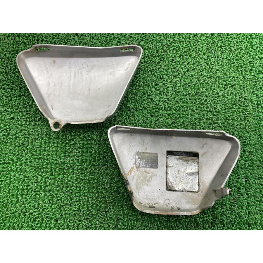 ヤマハ発動機 SR400 サイドカバー 左右 銀 2J3 ヤマハ 純正 中古