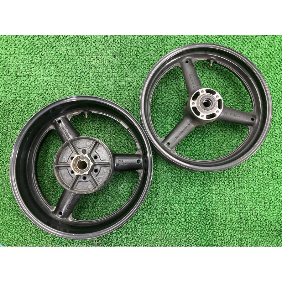 スズキ GSX1300Rハヤブサ ホイール 前後 黒 B0A 純正 中古 スズキ GSX1300Rハヤブサ ホイール 前後 黒 B0A 純正 中古
