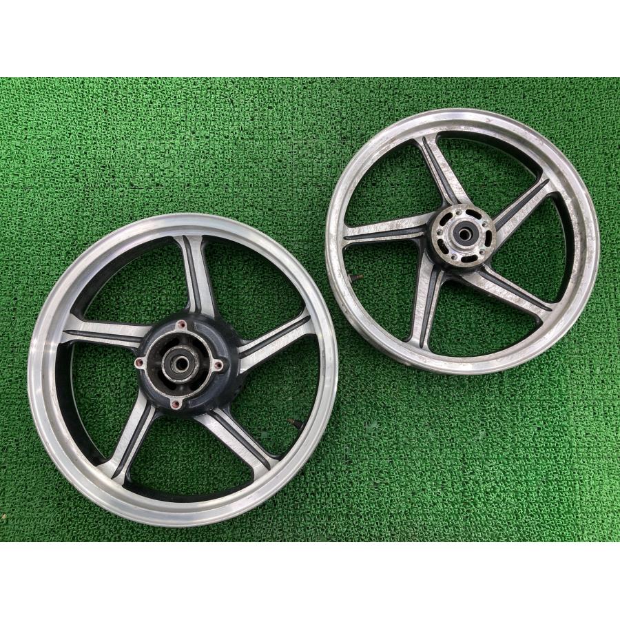 カワサキ ゼファー400 ホイール 前後 F-1253/R-1254 純正 中古 カワサキ ゼファー400 ホイール 前後 F-1253/R-1254 純正 中古