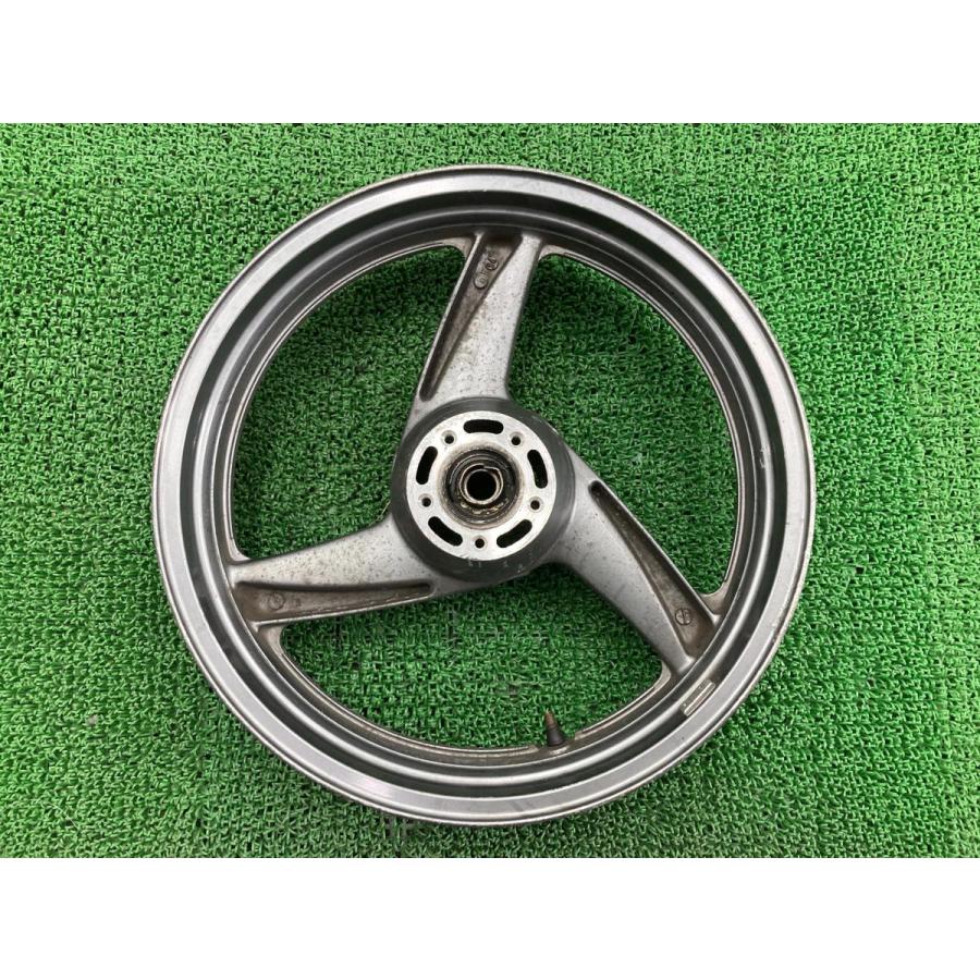 ZZR400N ホイール 前後 カワサキ 純正 中古 バイク カワサキ（Kawasaki） ZZ-R400 フロントホイール 灰 F-1301 純正 中古