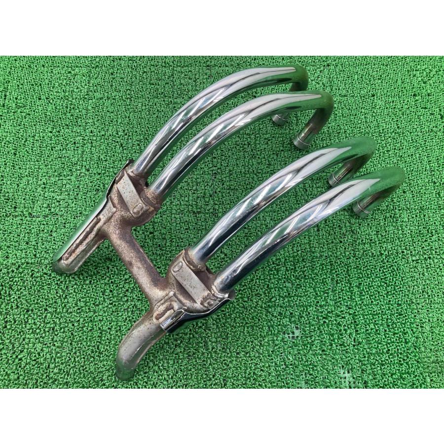 ゼファー750 エキパイマフラー M043 カワサキ 純正 中古 バイク 部品 ZR750C コケキズ無し 機能的問題なし そのまま使える 車検 Genuine Ndの画像