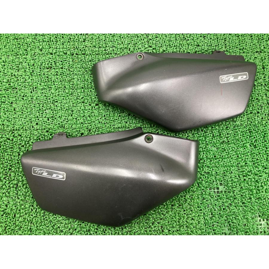 X-4 サイドカバー 左右 ガンM ホンダ 純正 バイク 部品 SC38 X-4typeLD 割れ欠け無し そのまま使える ペイント素材に 【中古】 36 ホンダ（HONDA） X-4 サイドカバー 左右 ガンM 純正 中古 バイク 部品