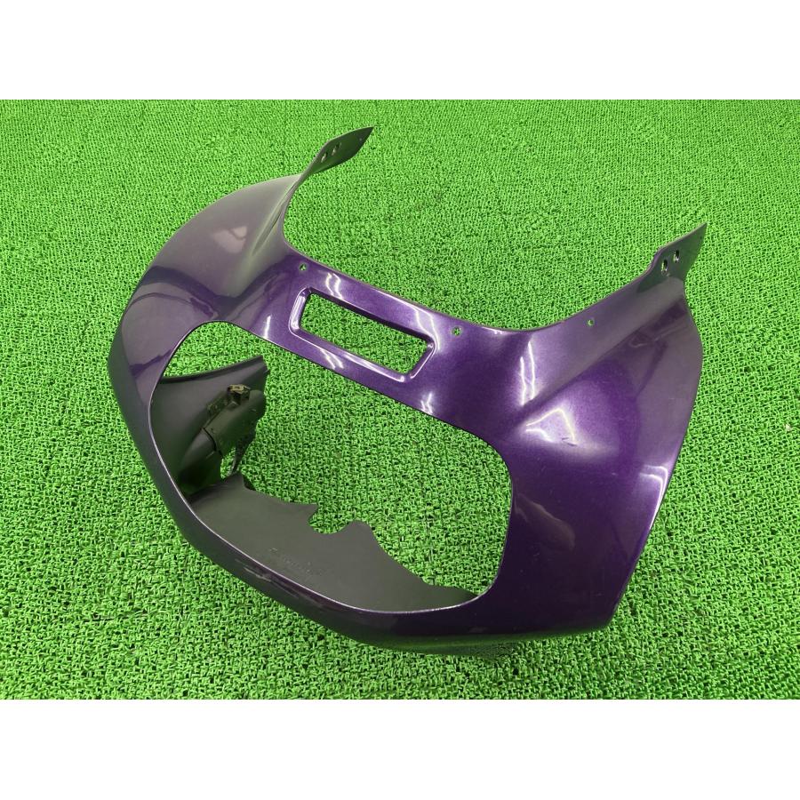 GSX-R1100 アッパーカウル 紫M 94411-17E0 スズキ 純正 バイク 部品 希少品 GU75A コケキズ無し 割れ欠け無し 修復素材に 【中古】 25 スズキ（SUZUKI） GSX-R1100 アッパーカウル 紫M 94411-17E0 純正 中古