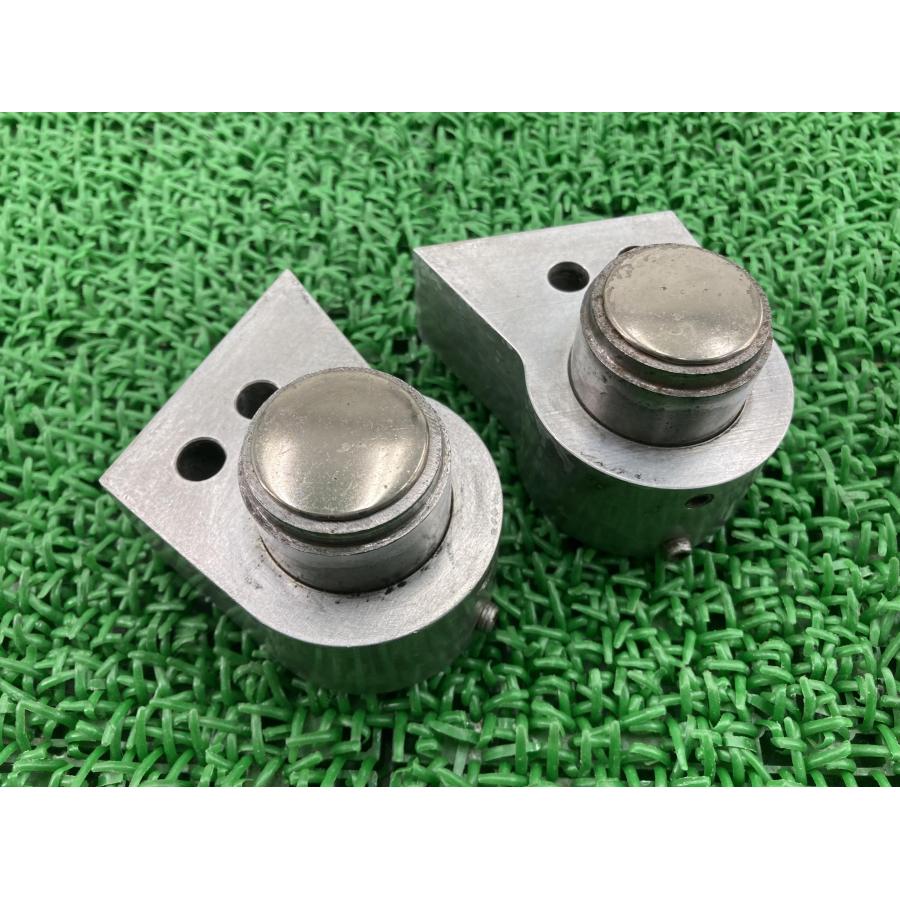 ZZ-R1100 ハンドルアップスペーサー シルバー 社外 中古 バイク 部品