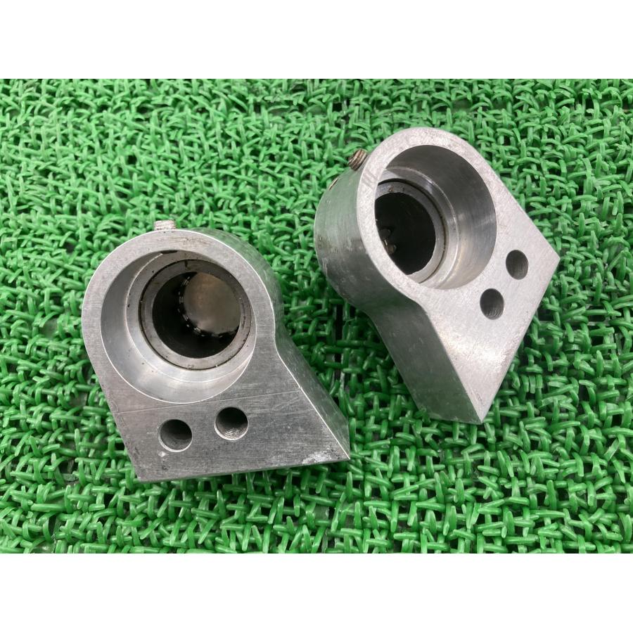 ZZ-R1100 ハンドルアップスペーサー シルバー 社外 中古 バイク 部品
