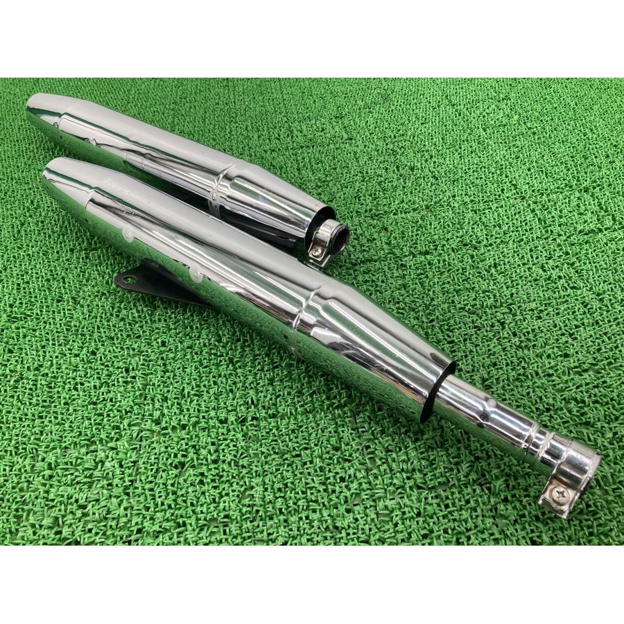 ロイヤルスター サイレンサーマフラー 右 4WY ヤマハ 純正 中古 バイク 部品 XVZ13A 修復素材に 車検 Genuine 63_2