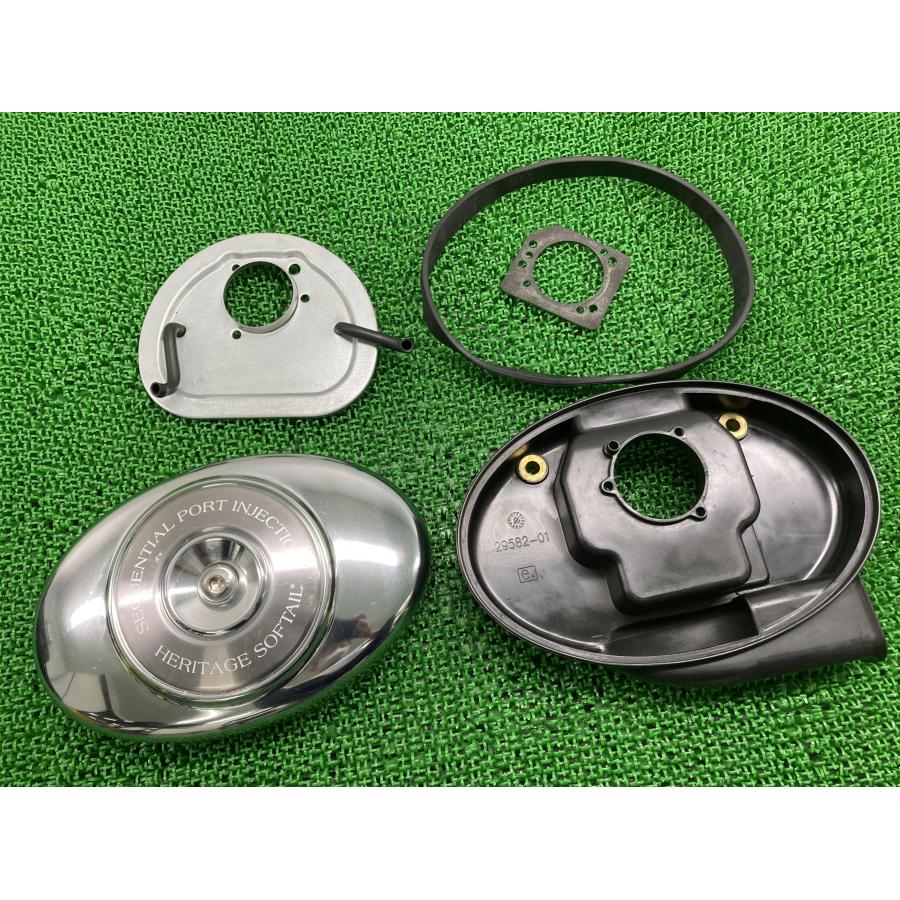 FLSTC エアクリーナーボックス ハーレー 純正 中古 バイク 部品 FLSTC エアクリーナーボックス ハーレー 純正 中古 バイク 部品
