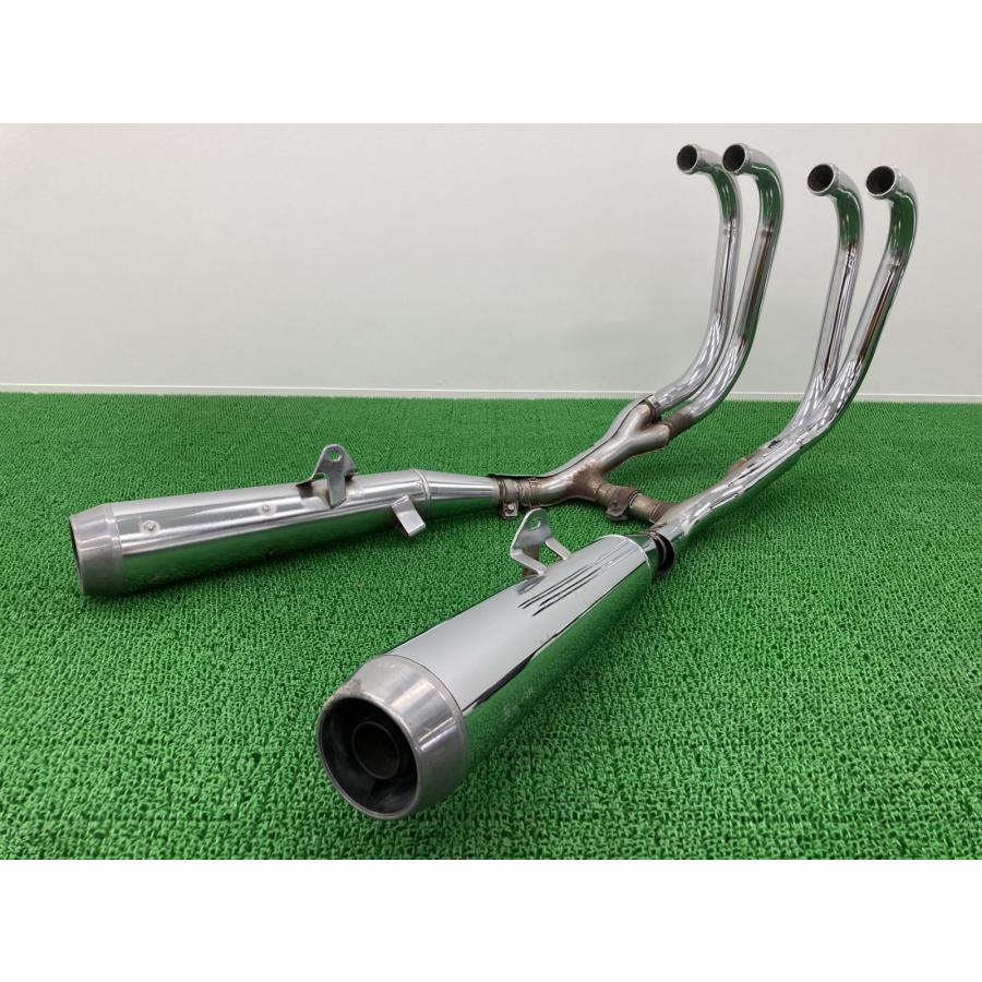 ゼファー1100 マフラー K296 カワサキ 純正 中古 バイク 部品 ZR1100A ZRT10A フルエキ コケキズ無し 品薄 車検 Genuine wX カワサキ（Kawasaki） ゼファー1100 マフラー K296 純正 中古 バイク