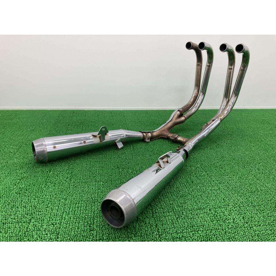 ゼファー1100 マフラー K296 カワサキ 純正 バイク 部品 ZR1100A ZRT10A ZEPHYR1100 フルエキ コケキズ無し 車検 Genuine 【中古】 8 カワサキ（Kawasaki） ゼファー1100 マフラー K296 純正 中古 バイク